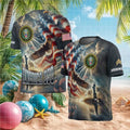 America 250 US Army Bald Eagle & Statue of Liberty Patriotic T Shirt - Limotees LLC