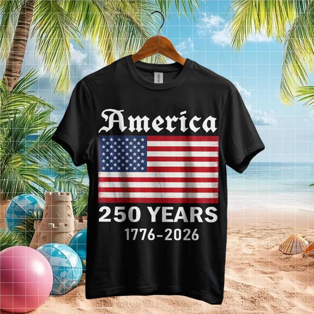 America 250 Years T Shirt Patriotic US Flag 1776 2026 Anniversary T Shirt - Limotees LLC