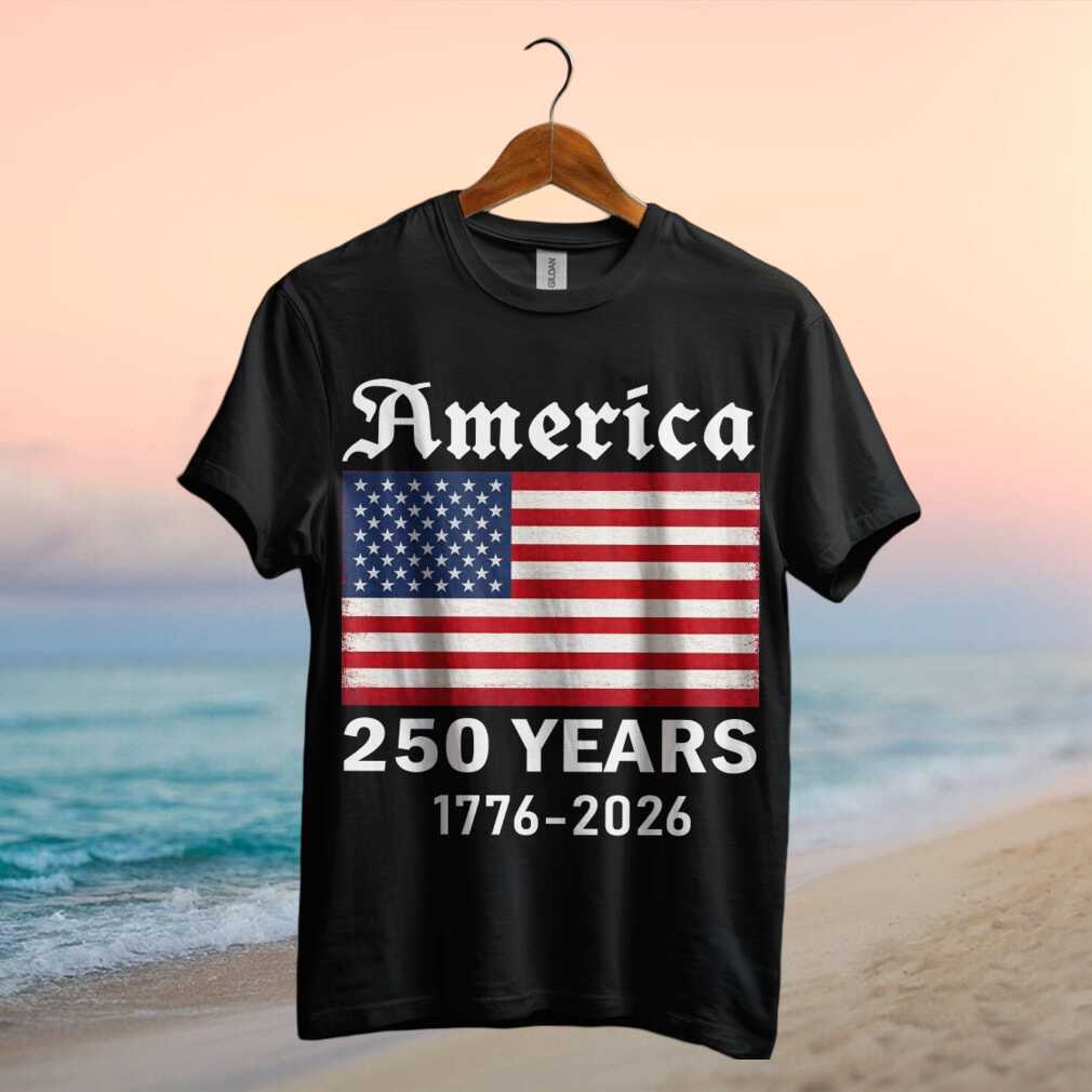 America 250 Years T Shirt Patriotic US Flag 1776 2026 Anniversary T Shirt - Limotees LLC