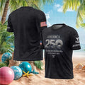 America 250 Years of Freedom US Navy Vintage Distressed T Shirt - Limotees LLC