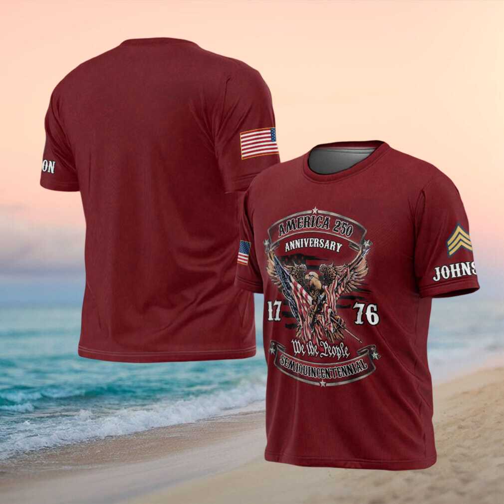 America 250th Anniversary Semiquincentennial We The People Red T Shirt - Limotees LLC