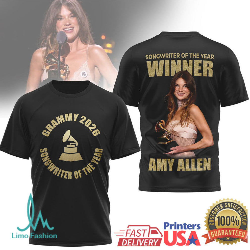 Amy Allen Grammy 2026 Songwriter of the Year Winner Graphic T Shirt - Limotees LLC