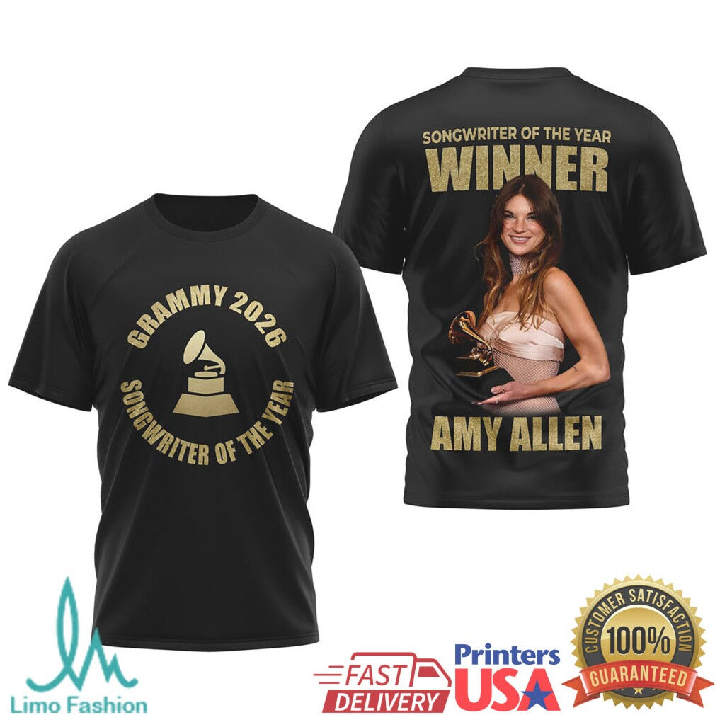 Amy Allen Grammy 2026 Songwriter of the Year Winner Graphic T Shirt - Limotees LLC