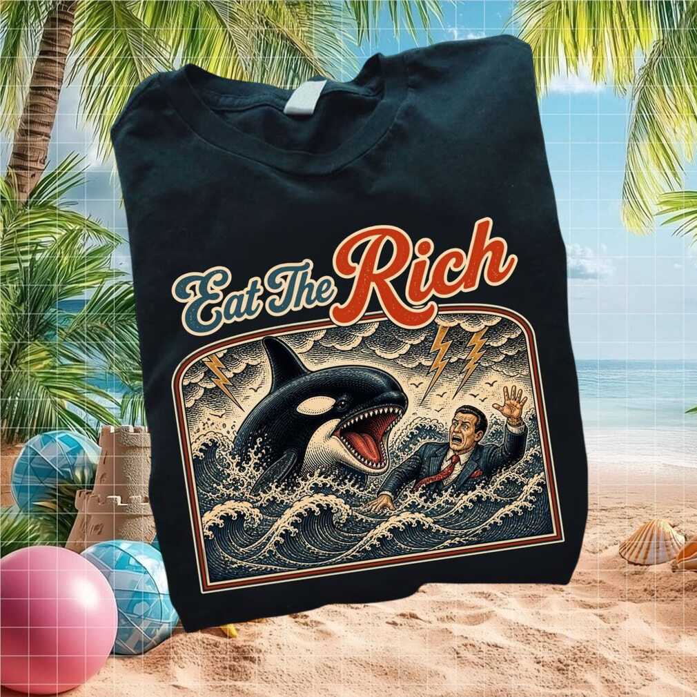Anti Capitalist Eat The Rich Orca Attacking CEO Meme T Shirt - Limotees LLC