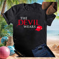 Anti Maga Political Satire The Devil Wears Maga Hat T Shirt - Limotees LLC