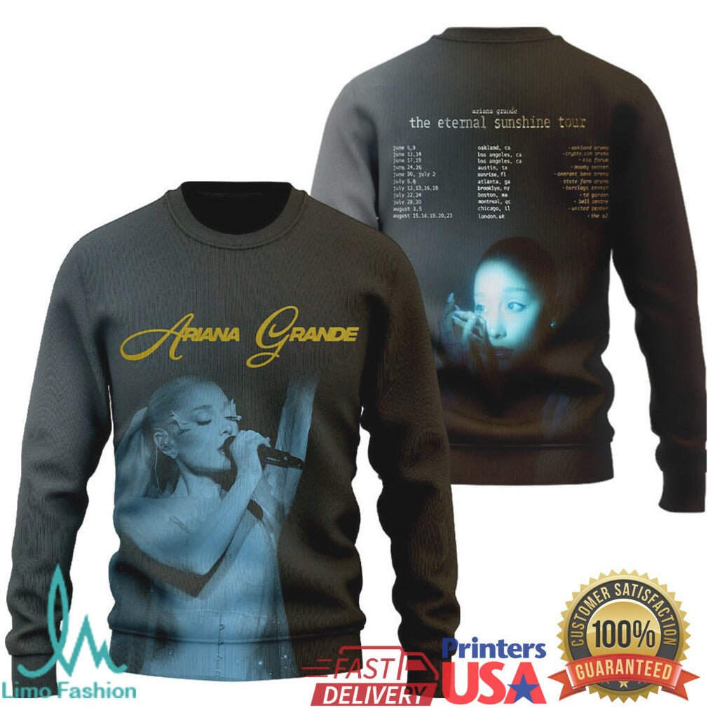 Ariana Grande The Eternal Sunshine Tour 2024 Dates Concert t shirt - Limotees LLC
