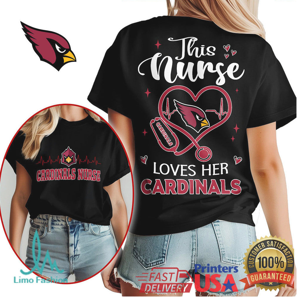 Arizona Cardinals Nurse Life Football Fan Tee