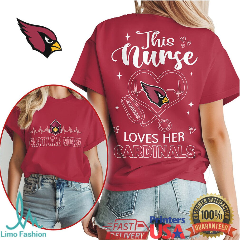 Arizona Cardinals Nurse Life Football Fan Tee