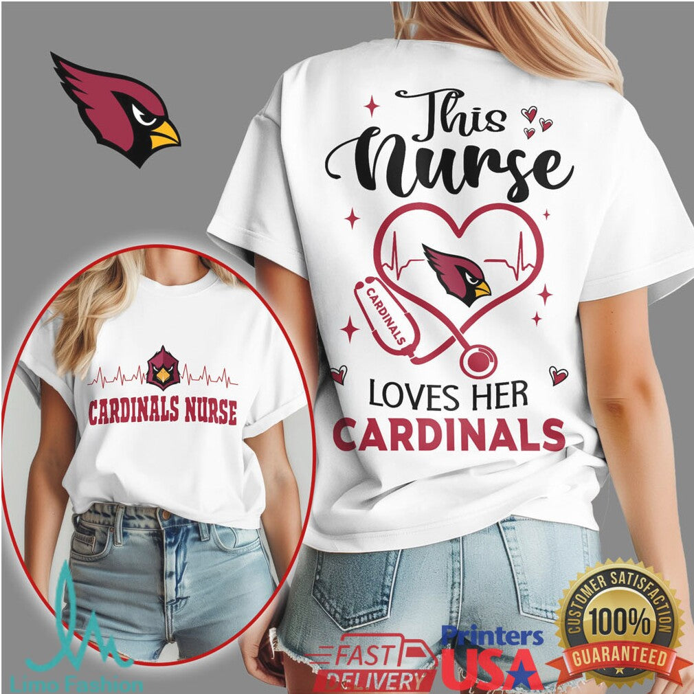 Arizona Cardinals Nurse Life Football Fan Tee
