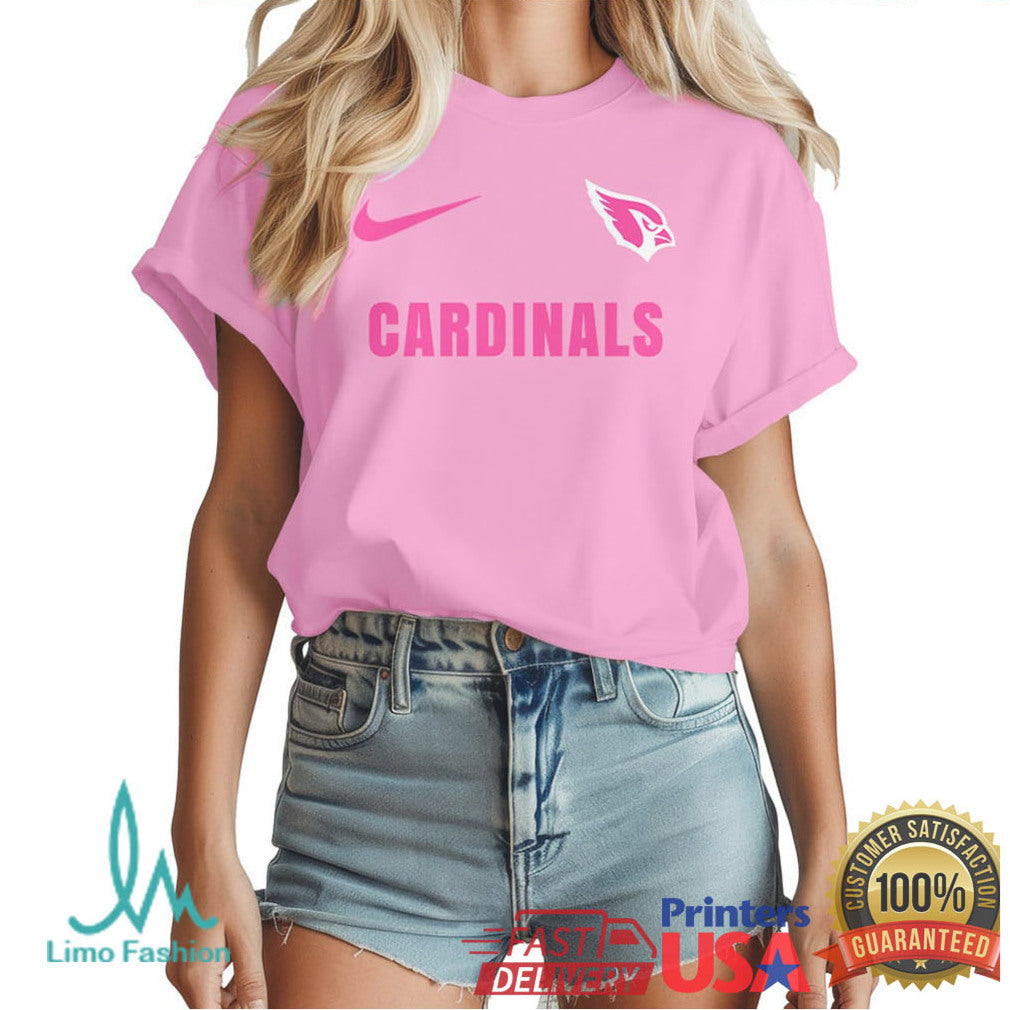 Arizona Cardinals Tackle Breast Cancer Awareness Pink Fan Tee - Limotees LLC