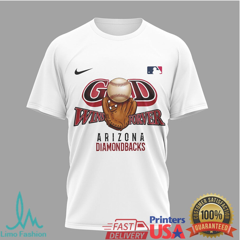 Arizona Diamondbacks “In Jesus Name We Play” Christian Baseball T Shirt - Limotees LLC