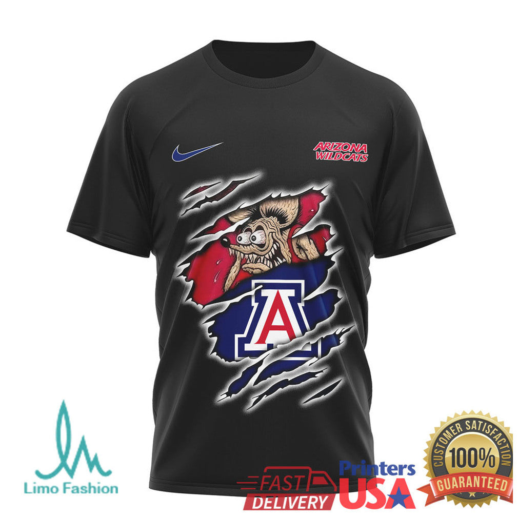 Arizona Wildcats Built To Play Not To Bow Urban Graphic T Shirt - Limotees LLC