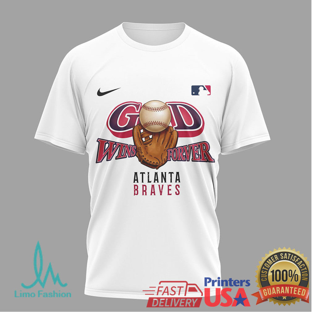 Atlanta Braves Baseball It's In Jesus Name We Play Religious T Shirt - Limotees LLC