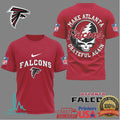 Atlanta Falcons “Make Atlanta Grateful Again” Tshirt Vintage Skull Graphic Nfl Tee - Limotees LLC