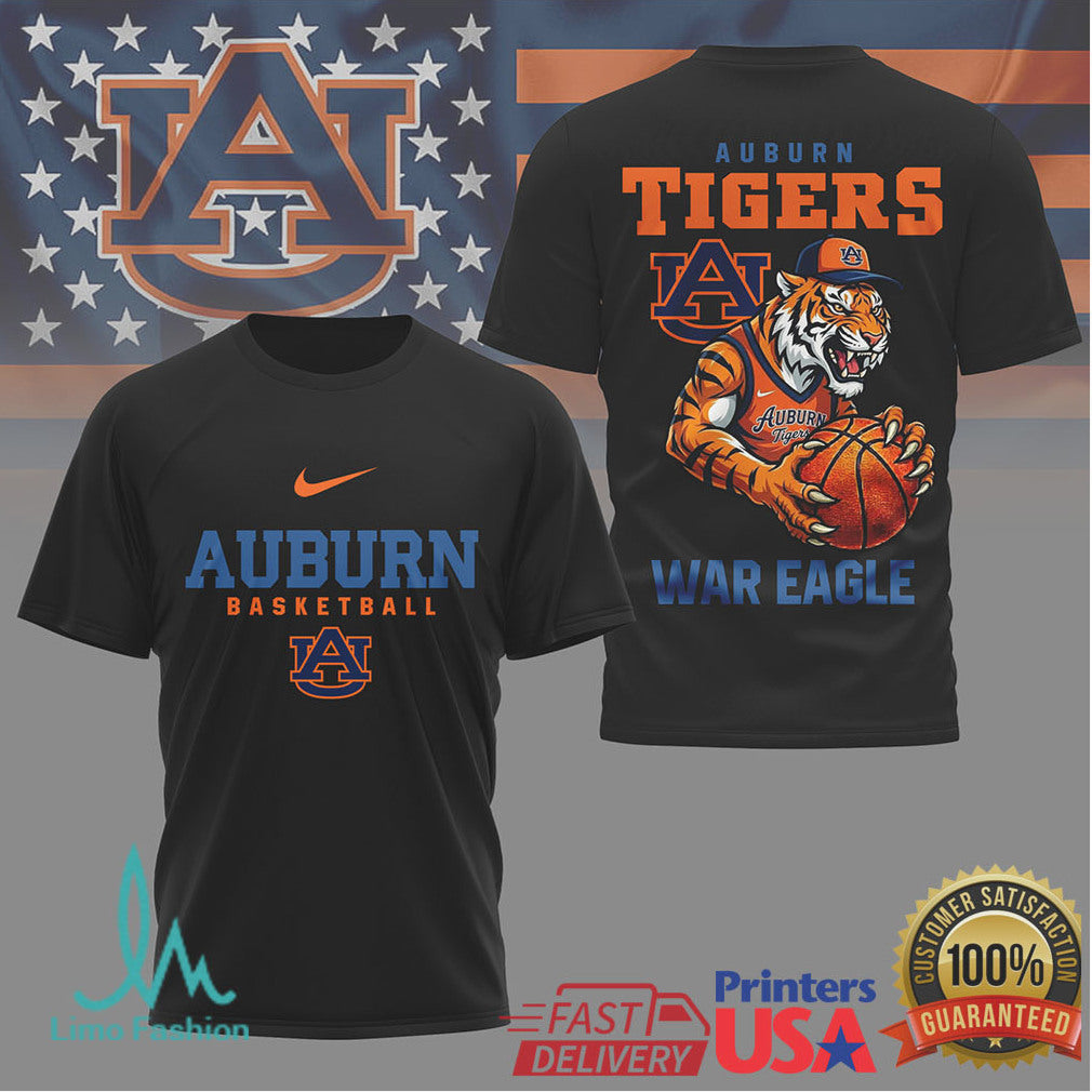Auburn Tigers Basketball Mascot War Eagle Sport T Shirt - Limotees LLC