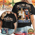 Auburn Tigers Fall For Jesus War Eagle Christian Autumn Football T Shirt - Limotees LLC