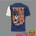 Auburn Tigers “They Not Like Us” Mascot Graphic Football T Shirt - Limotees LLC