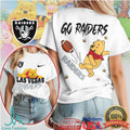 Las Vegas Raiders Official NFL Winnie The Pooh Go Shirt - Limotees LLC