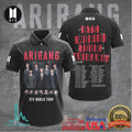 BTS Arirang World Tour 2026 Red Text Band Photo Retro Fans Women T Shirt - Limotees LLC
