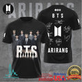 BTS Arirang World Tour Official Concert Logo Black Vintage Fans Men Women T Shirt