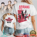 BTS World Tour Arirang K Pop Graphic T Shirt 2 Sided Design - Limotees LLC