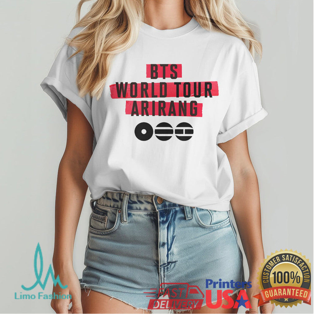 BTS World Tour Arirang K Pop Graphic T Shirt 2 Sided Design - Limotees LLC
