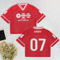 BTS ARMY Mesh Jersey, Arirang North America Kpop Fan Shirt