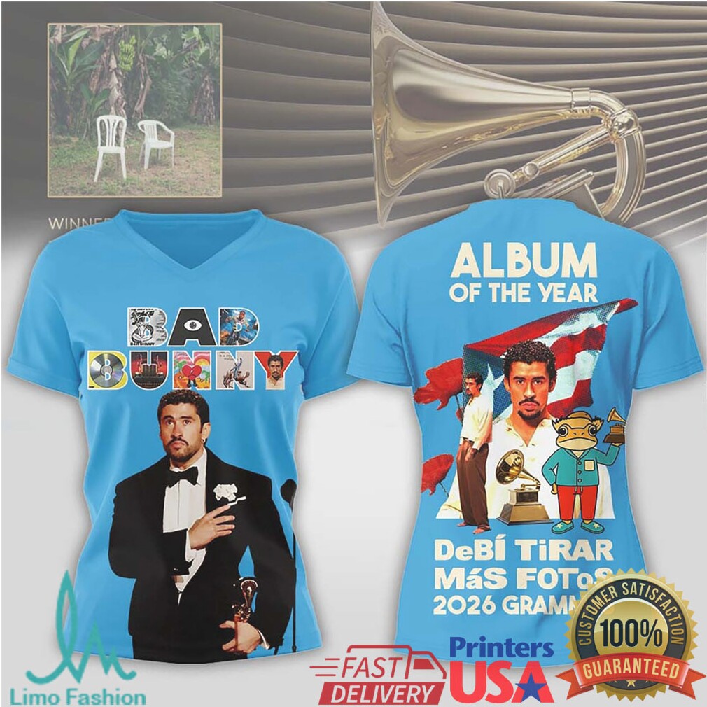 Bad Bunny 2026 Grammy Album of the Year “Debí Tirar Más Fotos” Tee - Limotees LLC