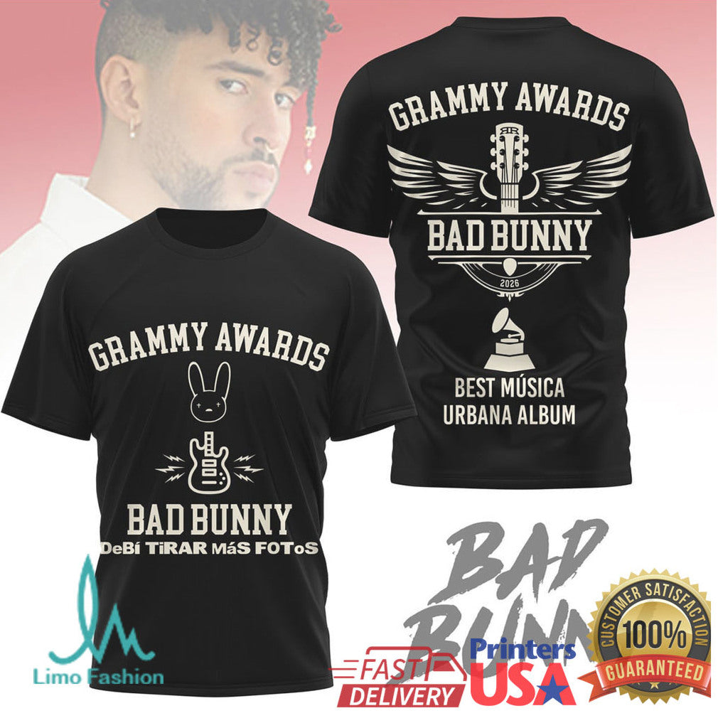 Bad Bunny Best Música Urbana Album Grammy Awards 2026 T Shirt - Limotees LLC