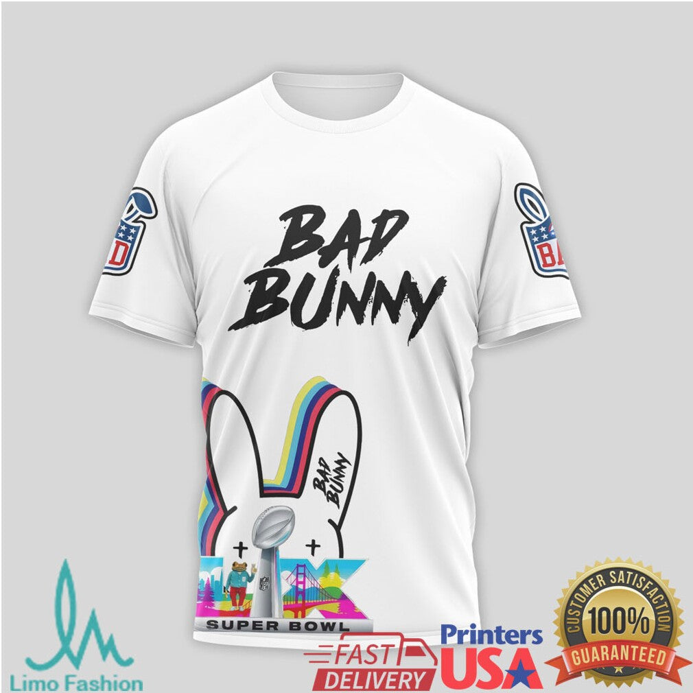 Bad Bunny Super Bowl LX “I'm Here For The Bento Bowl” Graphic Tee - Limotees LLC