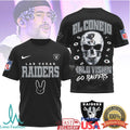 Bad Bunny x Las Vegas Raiders El Conejo Malo Vision T Shirt - Limotees LLC