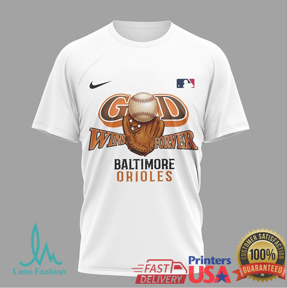 Baltimore Orioles Baseball It's In Jesus Name We Play Religious T Shirt - Limotees LLC