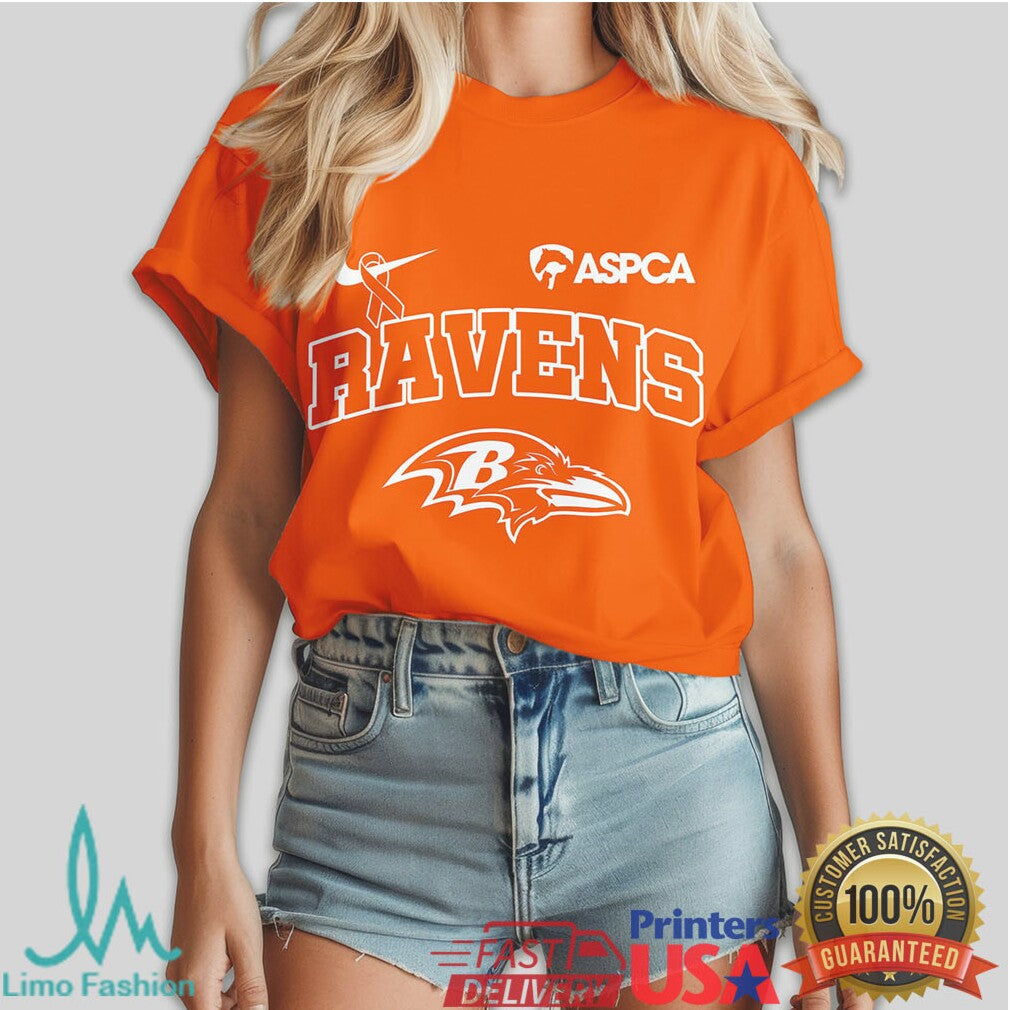Baltimore Ravens Animal Guardian Prevention of Cruelty to Animals Awareness T Shirt - Limotees LLC