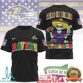 Baltimore Ravens Cinco De Drinko Bitchachos T Shirt NFL Cinco De Mayo Skeleton