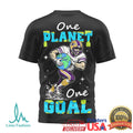 Baltimore Ravens Earth Day One Planet One Goal Football T Shirt - Limotees LLC