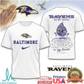 Baltimore Ravens Jesus In My Heart Religious Gameday Fan T Shirt - Limotees LLC