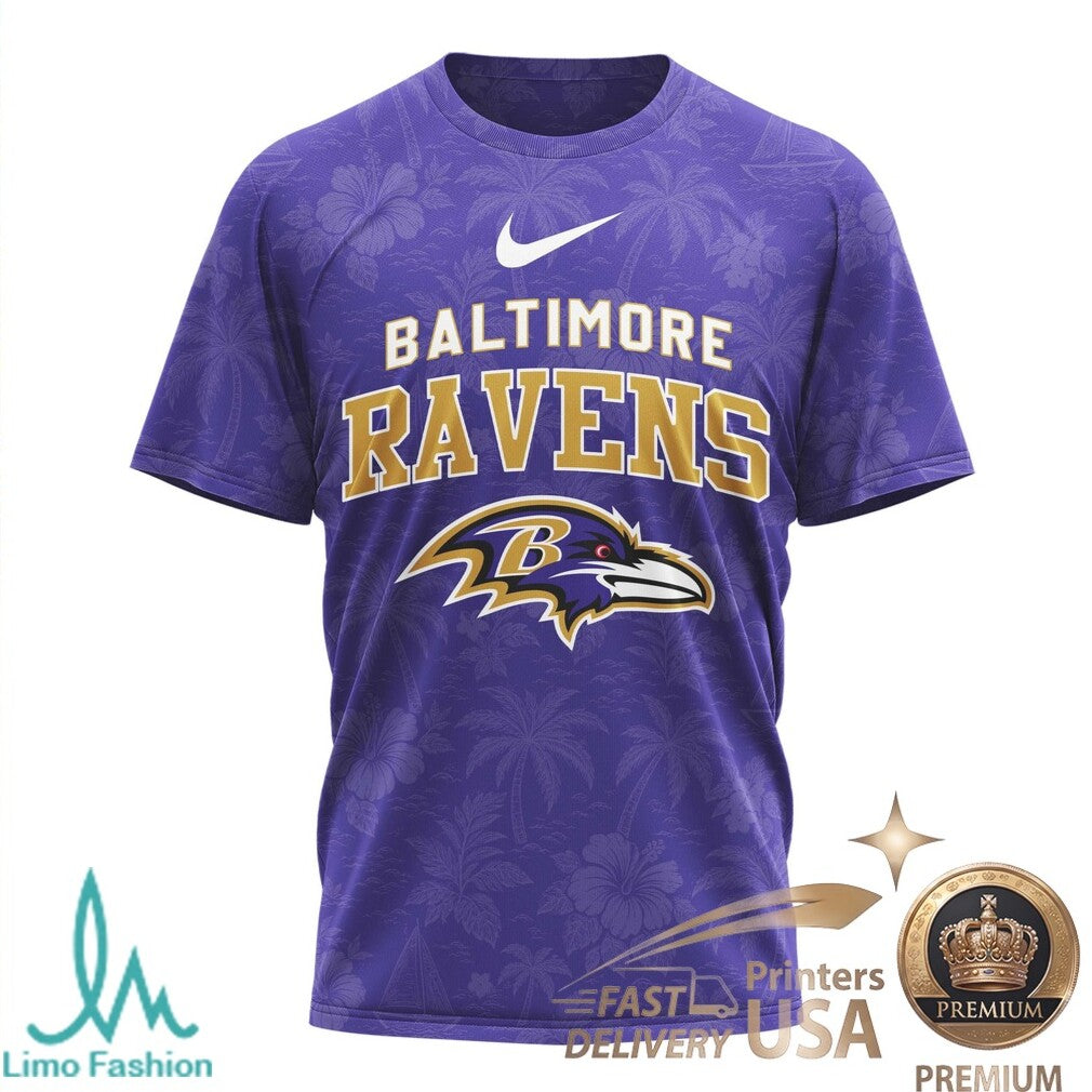 Baltimore Ravens Margaritaville Changes In Latitudes Summer Session T Shirt
