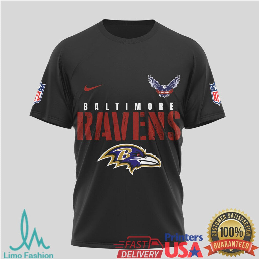 Baltimore Ravens Military Veteran Salute To Service T Shirt