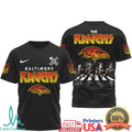 Baltimore Ravens Rock Concert Style T Shirt Unique NFL Fan Gear - Limotees LLC