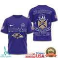 Baltimore Ravens x Jameson Irish Whiskey “Sine Metu” Logo T Shirt - Limotees LLC