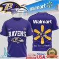 Baltimore Ravens x Walmart Corporate Identity Concept NFL T Shirt - Limotees LLC