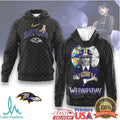 Baltimore Ravens x Wednesday Addams Hoodie & Shirt Nevermore Ravens Football Gear - Limotees LLC