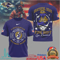 Baltimore RavensOfficial NFL Grateful Dead Firefighter 3D Shirt - Limotees LLC