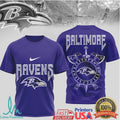 Baltimore RavensOfficial NFL Viking 3D Shirt - Limotees LLC