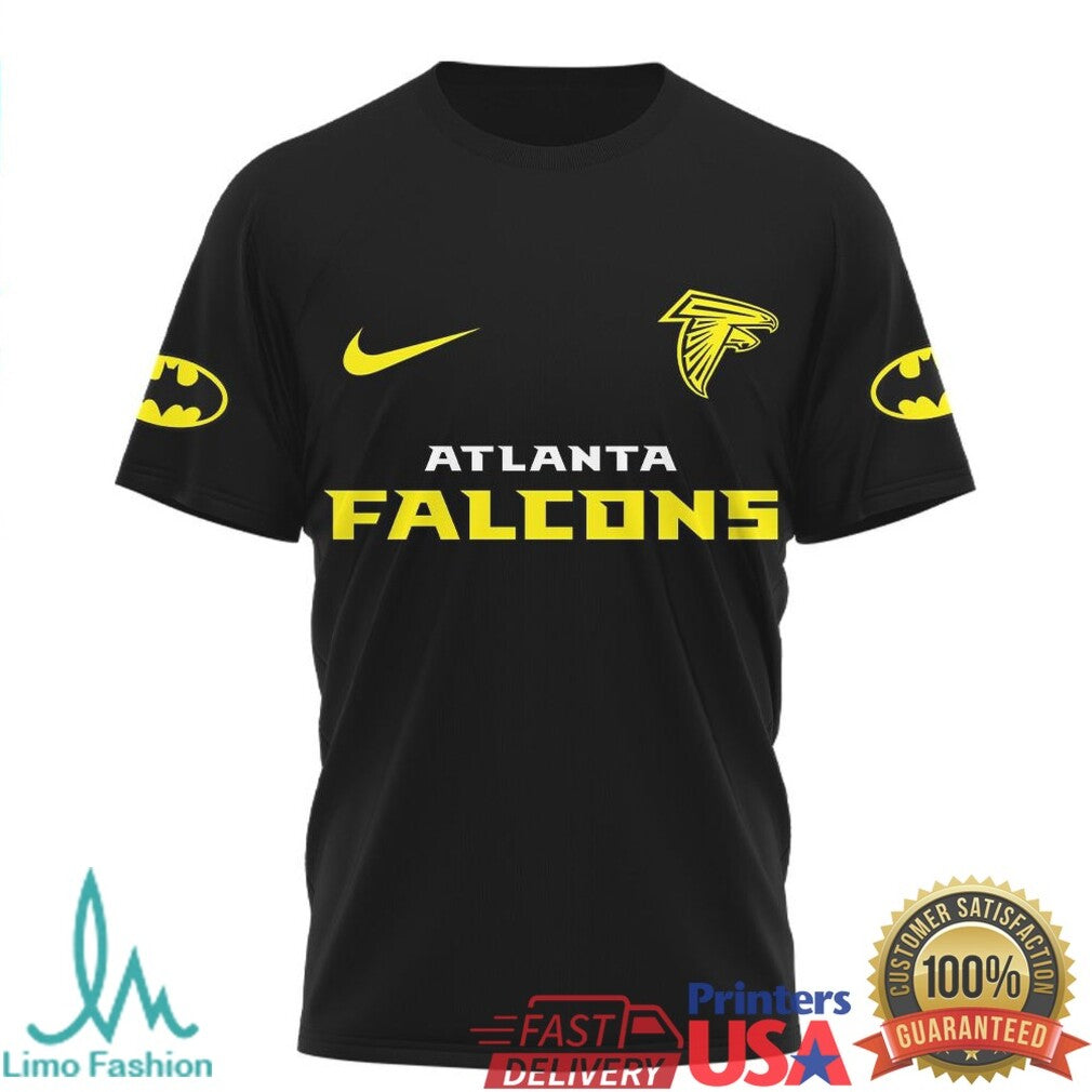 Batman x Atlanta Falcons Superhero Graphic Football T Shirt - Limotees LLC
