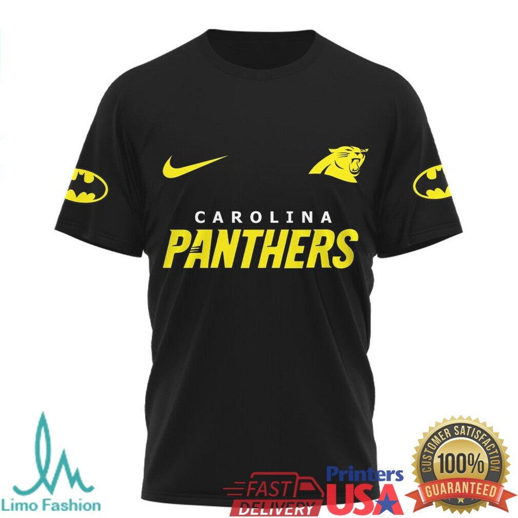 Batman x Carolina Panthers DC Comics Fan NFL T Shirt - Limotees LLC