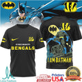 Batman x Cincinnati Bengals NFL Crossover Fan Apparel - Limotees LLC