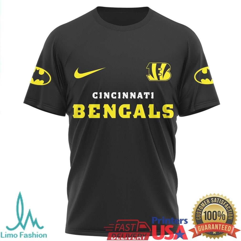 Batman x Cincinnati Bengals NFL Crossover Fan Apparel - Limotees LLC