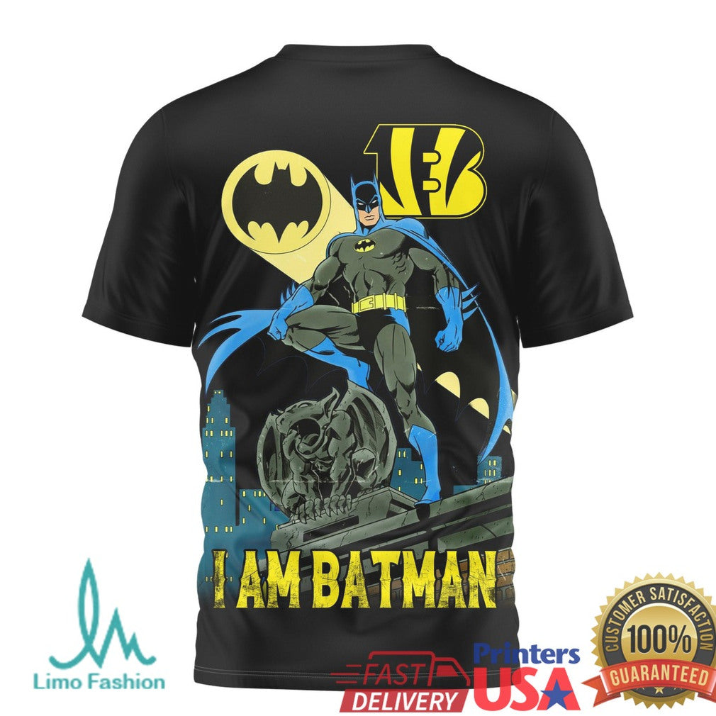 Batman x Cincinnati Bengals NFL Crossover Fan Apparel - Limotees LLC