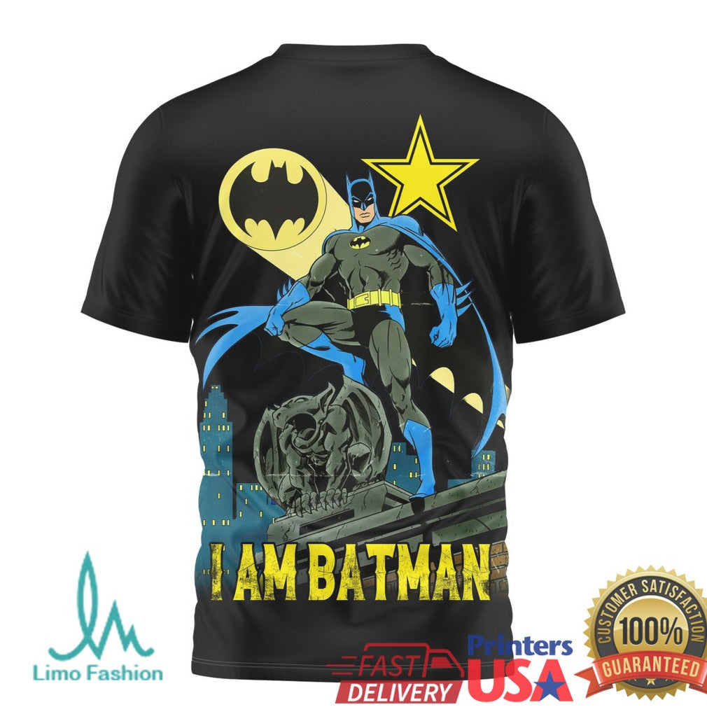 Batman x Dallas Cowboys America's Team Superhero T Shirt - Limotees LLC